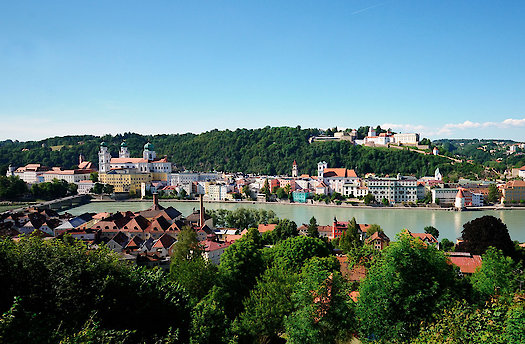 Dreiflüssestadt Passau in Bayern